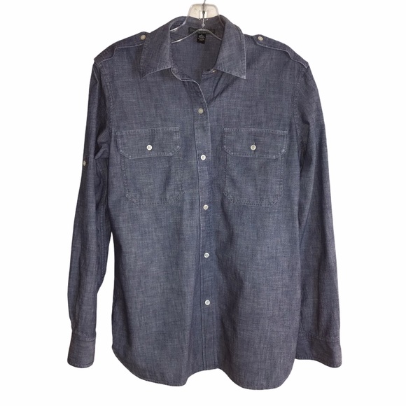 Lauren Jeans Co Blue Denim Shirt | Poshmark